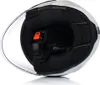 The inside of a white motorcycle helmet with a clear visor. Anteprima dell’immagine prodotto