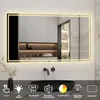 LED Spiegel mit Bluetooth 120×70cm Kalt/Neutral/Warmweiß Produktbild-Vorschau 2