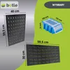 botle® Nástěnná deska na nářadí Kovová děrovaná deska, Náhled obrázku produktu 3
