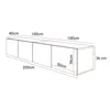TV-Schrank COLGANTE 200 Kaschmir Hochglanz mit LED Produktbild-Vorschau 6