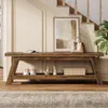 Banc de 140 cm avec espace de rangement pour chaussures, Voir les images du produit 4