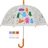 Regenschirm D70cm Katzen zum ausmalen + 9 Malstift Produktbild-Vorschau 2
