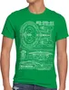 style3 NCC 1701 D Blaupause T-Shirt Herren star Produktbild-Vorschau 1