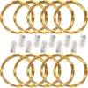 VOLTRONIC® 10Set 25 LED Lichterkette Draht, warmweiß, Batt Produktbild-Vorschau 1