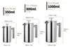350ml/800ml/1000ml French Press kávovar Nerezová ocel Náhled obrázku produktu 1