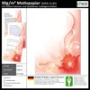 Motiv Briefpapier (MPA-5145, DIN A4, 100 Blatt) rot Blumen Produktbild-Vorschau 2