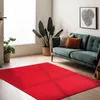Tapis à poils courts pour salon, rouge, 140 x 200 cm, Voir les images du produit 2