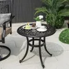Runder Gartentisch, Terrassentisch aus Gussaluminium mit Produktbild-Vorschau 1