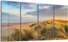 DEQORI Glasbild Echtglas 4x30x60 cm 'Dünen am Meer' Produktbild-Vorschau 1