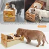 Erhöhter Katzennapf mit 15° geneigtem Ständer, verstellbar, Produktbild-Vorschau 2
