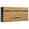 Merax Sideboard mit Holzoptik, Wohnzimmerschrank mit 2 Produktbild-Vorschau 12