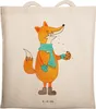 Mr. & Mrs. Panda Tote Bag Fuchs Keks - Weiß - Geschenk, Produktbild-Vorschau 1