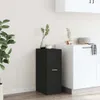 vidaXL Apothekerschrank Schwarz 30x41x77,5 cm Holzwerkstoff Produktbild-Vorschau 3