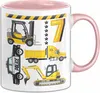 7. Geburtstag Geschenk Tasse Becher Jungen Jungs Baustelle Produktbild-Vorschau 1