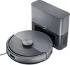 A robot vacuum cleaner and its charging station are shown against a white background. Produktbild-Vorschau