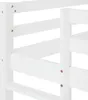 Lit enfant lit mezzanine superposés tobboggan blanc bois Voir les images du produit 8