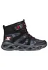 A single black high-top sneaker with gray accents and red detailing is shown against a white background. Náhľad obrázku produktu