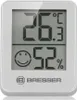 A white digital thermometer and hygrometer displaying temperature and humidity. Podgląd zdjęcia produktu