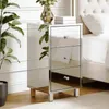 Comodino FCH a 3 cassetti, con rivestimento a specchio, per Anteprima dell’immagine prodotto 1