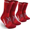 Alpen Bears Wandersocken Merino Wolle - 2er-Set - Rot - Produktbild-Vorschau 5