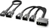deleyCON 15cm 2-Pin Molex 12V Lüfter Y-Kabel Verteilerkabel Produktbild-Vorschau 1
