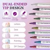 10 Farben Nagellack Stift Set, 3D Nail Art Marker Diy Linie Produktbild-Vorschau 7