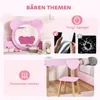Ensemble de coiffeuse pour enfants AIYAPLAY avec tabouret Voir les images du produit 6