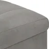 vidaXL Coffre de rangement en velours, gris clair, 40 x 40 Voir les images du produit 7