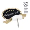Adsamm® | 32 szt. plastikowych ślizgaczy z kołkiem | Ø 20 Podgląd zdjęcia produktu 2