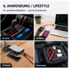 Câble de recharge 3 en 1 1,2 m USB vers USB-C Lightning Voir les images du produit 6