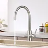 3 in 1 Filterwasserhahn Küche mit Filteranschluss, 360° Produktbild-Vorschau 1