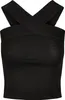 Urban Classics Top Damen Ladies Cross Top schwarz M Produktbild-Vorschau 1