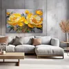 Leinwandbild Gelbe Pfingstrose Blume Natur 60x40 Feeby Gelb Produktbild-Vorschau 2