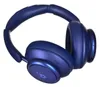 A pair of blue over-ear headphones is shown against a white background. Náhled obrázku produktu
