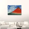 Giallobus - Red Fuji - Hokusai - 100L x 70l cm - Quadro - Anteprima dell’immagine prodotto 4