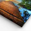 Bild auf Leinwand - Leinwandbild - Einteilig - Brücke See - Produktbild-Vorschau 5
