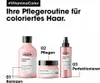 Three L'Oréal Professionnel Serie Expert Vitamino Color products are displayed with numbered steps for a hair care routine. Anteprima dell’immagine prodotto