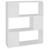 vidaXL Knihovna Room Divider White 80x24x94 cm Dřevěný Náhled obrázku produktu 1