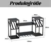 TWSOUL Weinregal Modernes Wand-Weinregal aus Metall mit 3 Produktbild-Vorschau 2