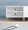 VASAGLE TV-Schrank, 2-türiger TV-Tisch, 140 cm lang, Produktbild-Vorschau 4