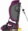 Side view of a purple and gray child car seat. Produktbild-Vorschau
