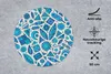 MuchoWow® Mauspad Mousepad Blau - Muster - Federn - Mond Produktbild-Vorschau 3