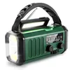 Tekoo Kurbelradio 10000mAh Notfallradio mit Powerbank Solar Produktbild-Vorschau 1