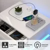 Nachttisch mit LED-Beleuchtung 46cm hoch mit 2 Produktbild-Vorschau 6