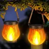 Tanzende Flammenlaterne, Solar-Gartenleuchte, wasserdicht, Produktbild-Vorschau 2