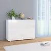 vidaXL Kredens biały wysoki połysk 107 x 35 x 76 cm Podgląd zdjęcia produktu 4