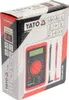 A product box for a Yato multimeter, showing the multimeter and its accessories. Produktbild-Vorschau