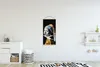 MuchoWow® Textilposter Mädchen mit Perlenohrring - Gold - Produktbild-Vorschau 2