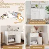 COSTWAY Katzenschrank für Katzentoilette, Katzenklo Schrank Produktbild-Vorschau 8