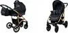 BabyLux® Largo | 2in1 Kinderwagen Set | Black Grey | Produktbild-Vorschau 1